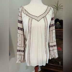 Vintage Free People Peasant Top